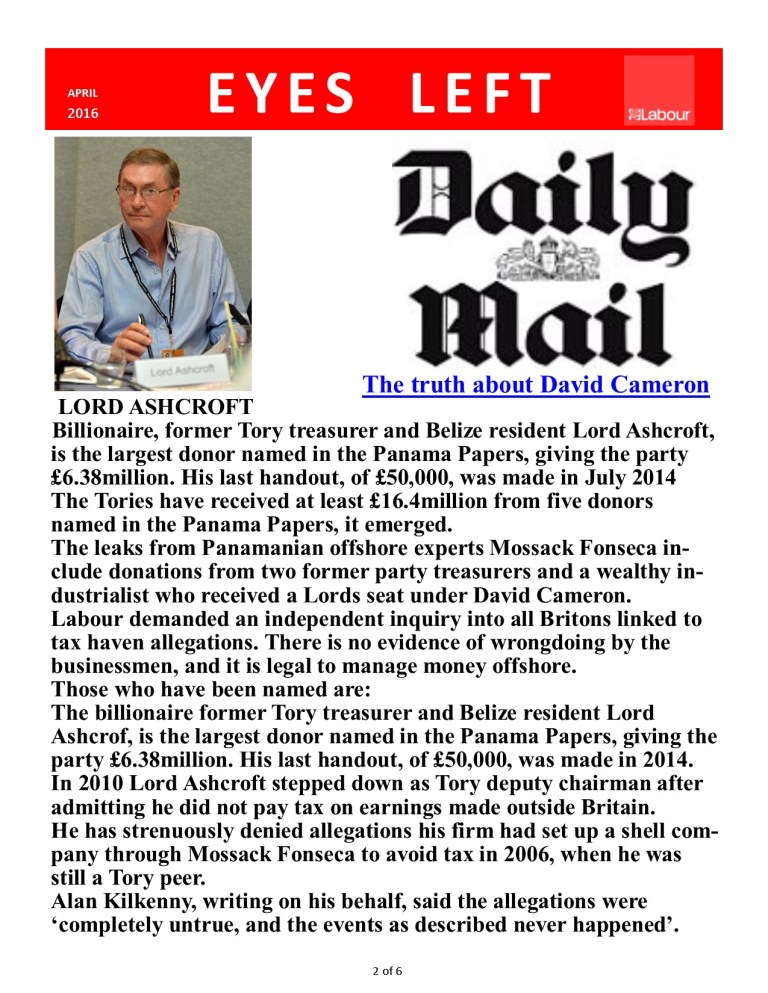 Publication 1 Cameron's Downfall 2 of 6