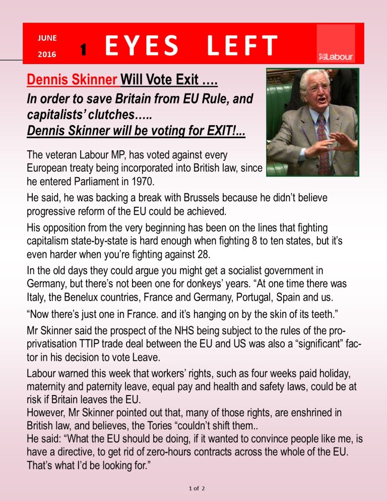 Publisher File Template - Dennis Skinner vote leave 1 of 2
