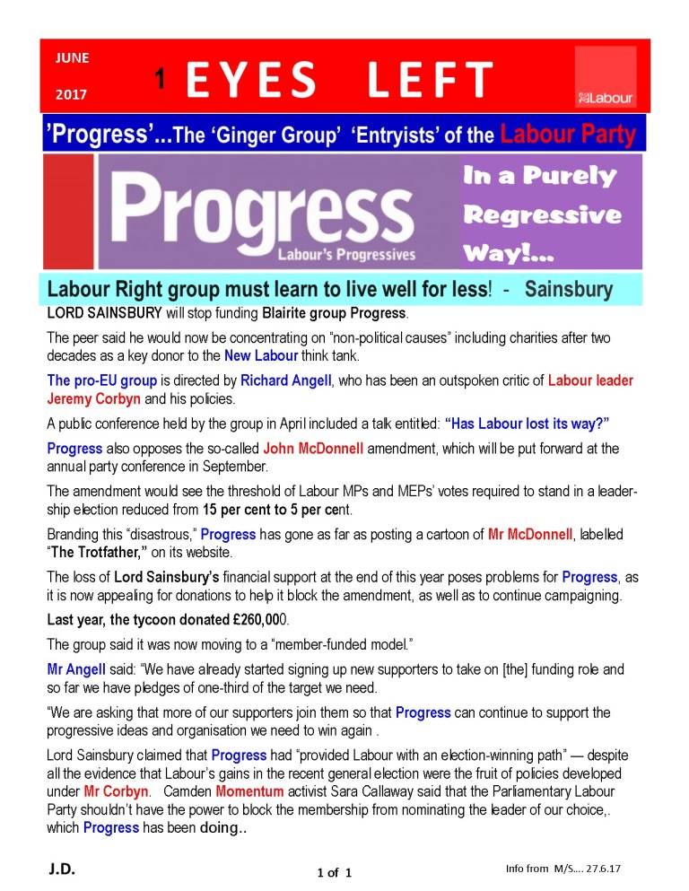 Publication1 sainsbury and progress