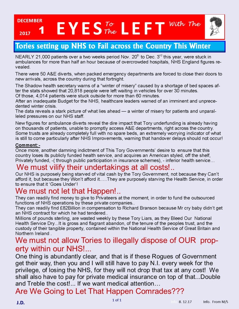 Publication1 Eyes Left Setting NHS up to fail