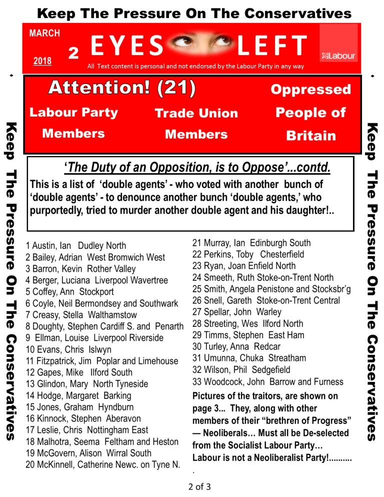 Publication 1 Eyes Left Eyes Left Labour Party Tories 2 of 3