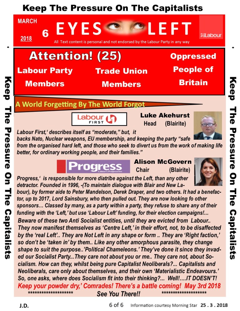 Publication 1 Eyes Left Progress and Labour 6 of 6