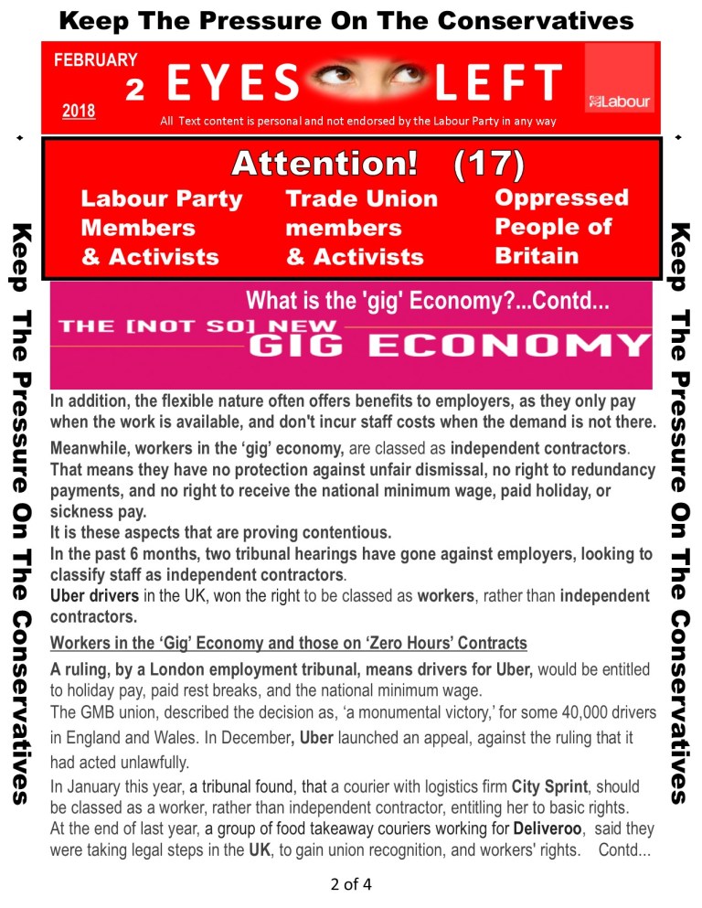 Publication 1 Eyes Left the gig economy 2 of 4