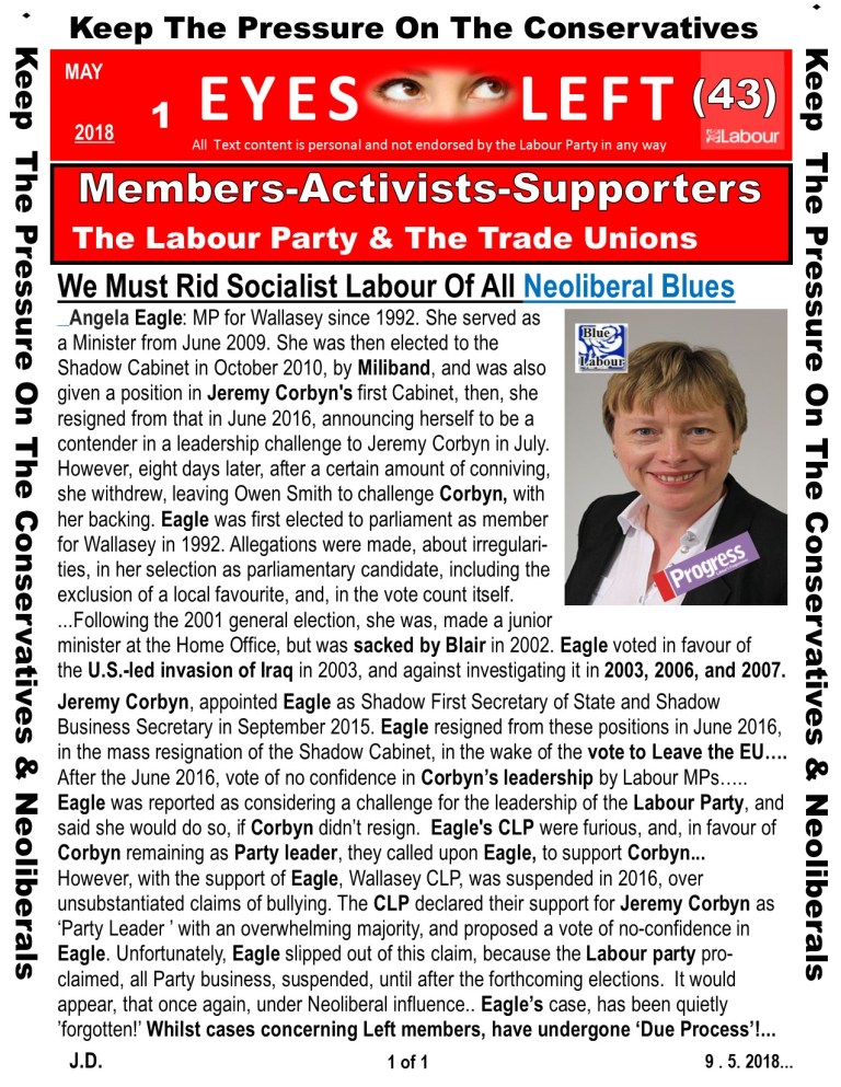 Publication 1 Eyes Left Give ourselves a chance - Angela Eagle