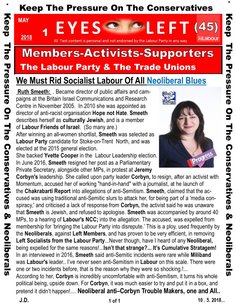 Publication 1 Eyes Left Give ourselves a chance - Ruth Smeeth