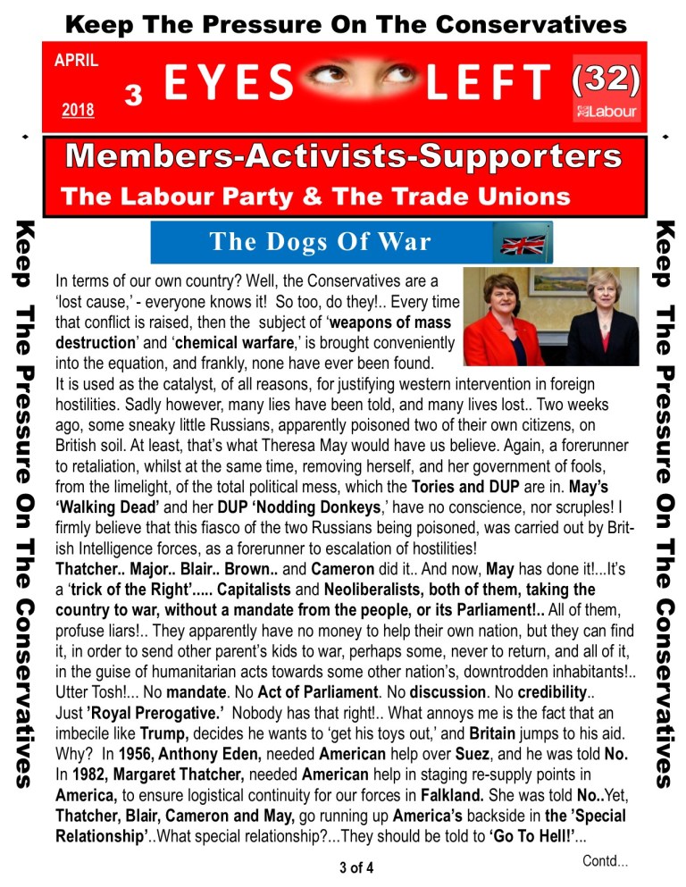 Publication 1 Eyes Left The Dogs Of War 3 of 4