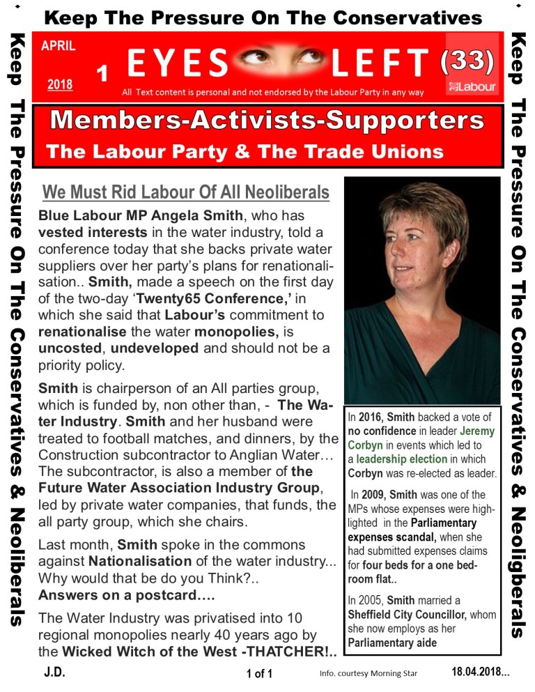 Publication 1 Eyes Left The Water Industry