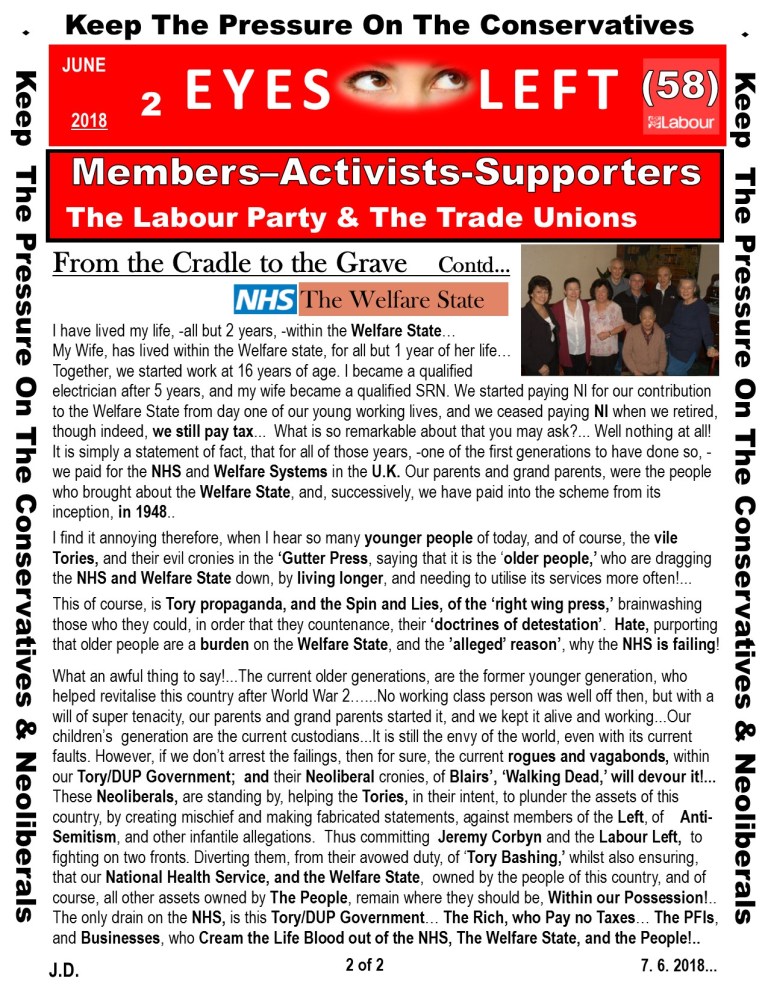 Publication 1 Eyes Left What do you have against the aged Populationof Britain 2 of 2